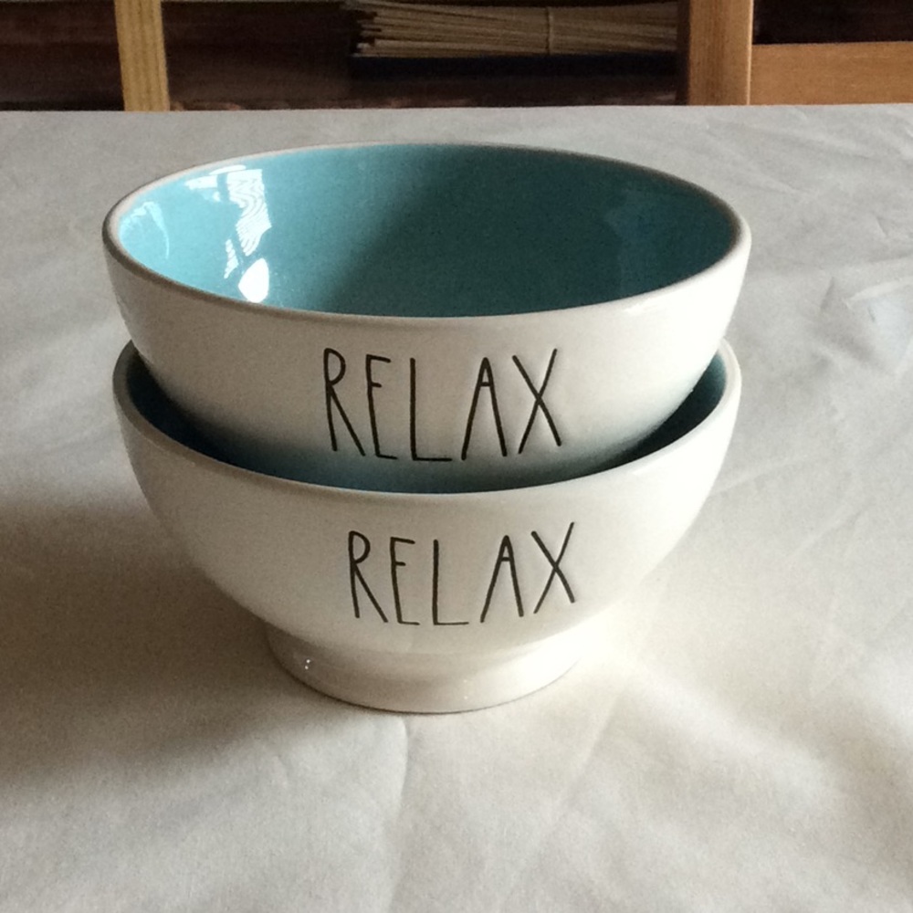 Rae Dunn “Relax” Bowls